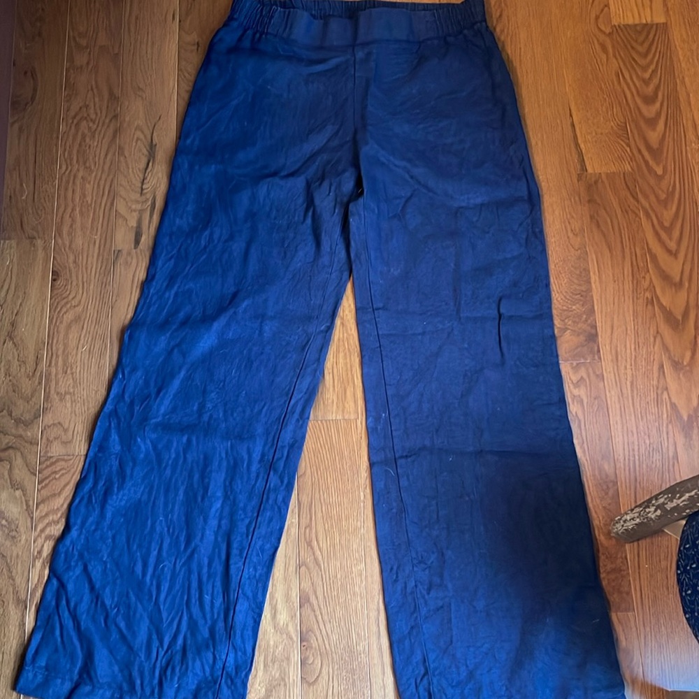 NWOT Lilly denim blue plazzo pant